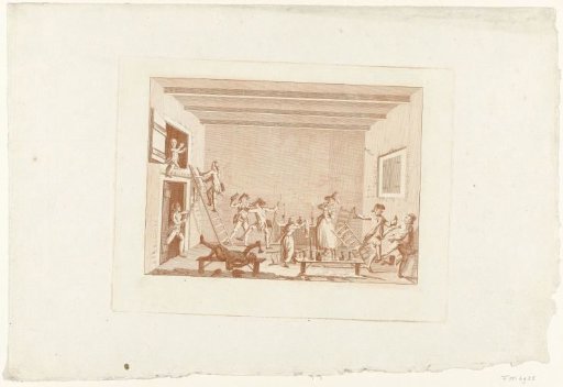Patriots Driven Out of Their Guardroom, 1787