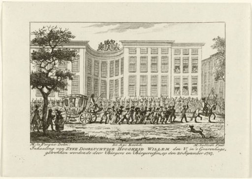 Arrival of the Prince of Orange, 1787