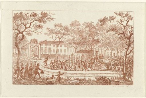 Arrival of the Princess of Orange and the Children, 1787