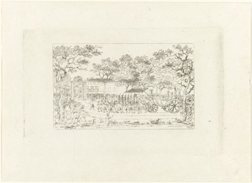 Arrival of the Princess of Orange and the Children, 1787