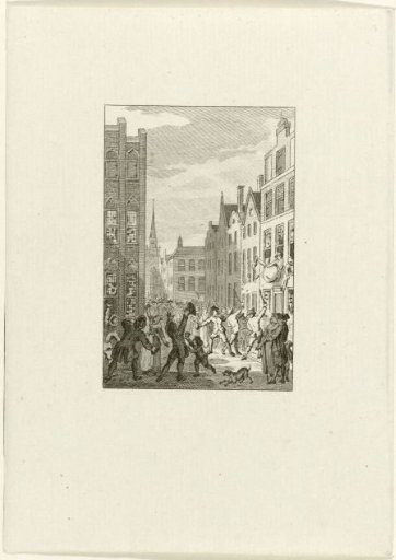 Plundering of Patriots' Houses in Deventer, 1787