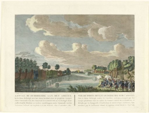 Attack at Ouderkerk aan de Amstel near the Binnen-Bullewijk, 1787