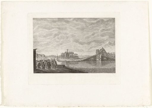 Attack at Ouderkerk aan de Amstel on the Broken Bridge, 1787