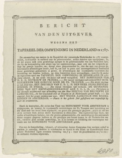 Publisher's Notice Regarding the Print Revolutions of 1787