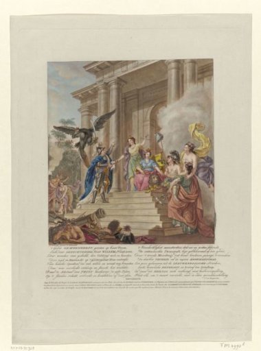 Allegory on the Restoration of Willem V as Stadtholder, 1787