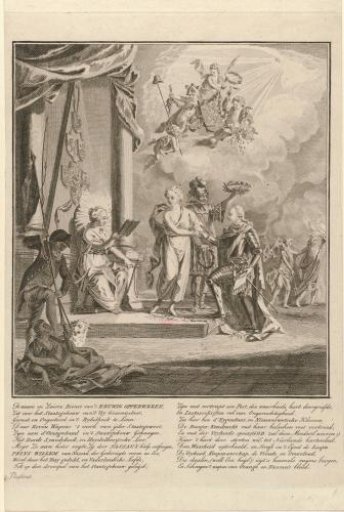 Allegory on the Restoration of Willem V as Stadtholder, 1787