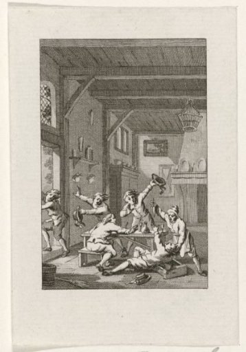 Fights with Orangists at Voorburg, 1787