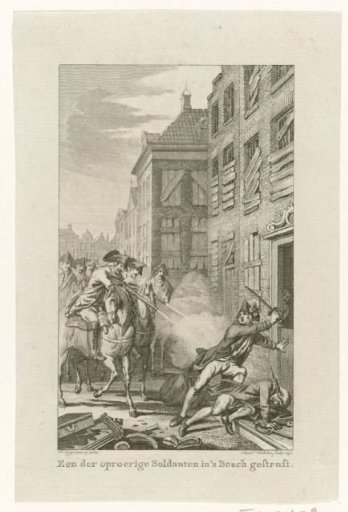 Punishment of Two Rebellious Soldiers in 's-Hertogenbosch, 1787