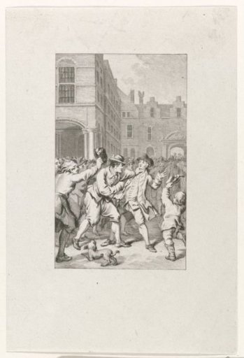 The Pensionary of Dordrecht Threatened, 1747