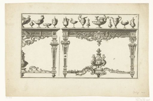 Two tables with utensils