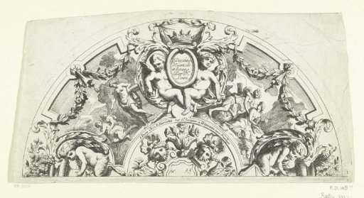 Title page: Desseins d'éventails et écrans