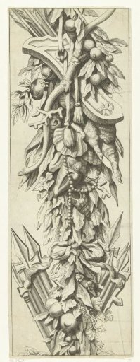 Trophy with quiver and lances
