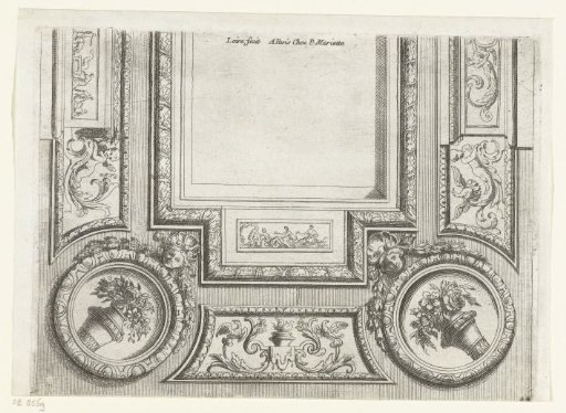 Half of a rectangular ceiling