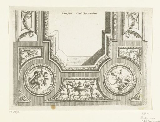 Half of a rectangular ceiling