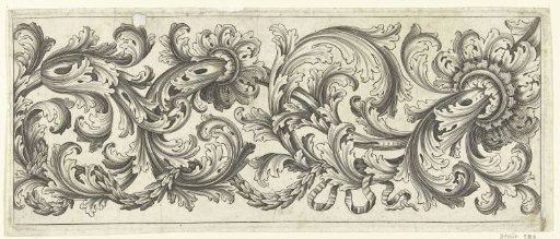 Frieze with leafy vine