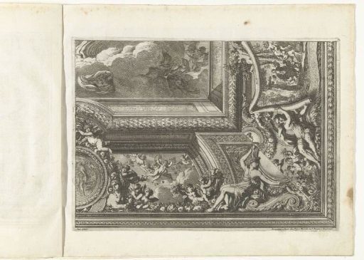 Ceiling with rectangular representation in the center