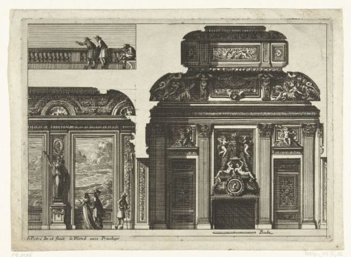 Section of chamber and gallery