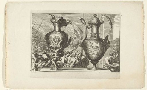 Ewer and vase