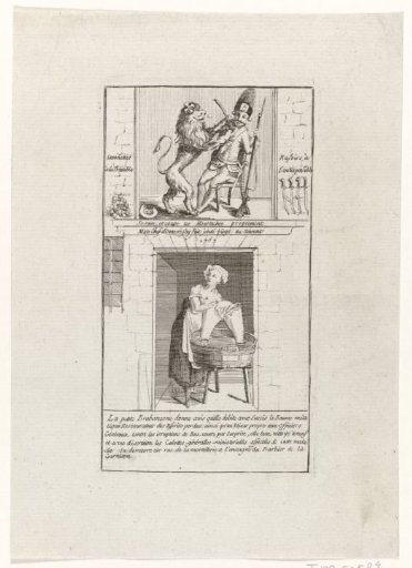 The Brabant Lion Shaves the Austrian, 1787