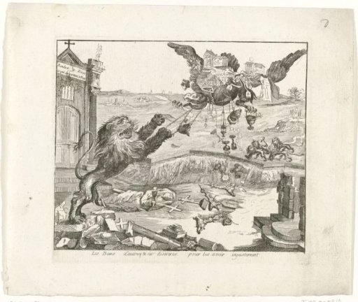 Allegory Against the Edict Against the Seminaries of 16 October 1787