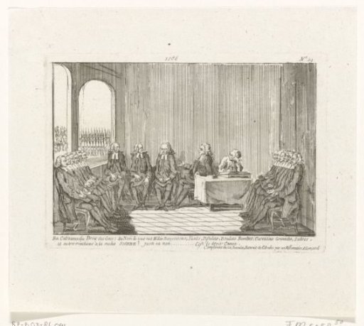 The resistance of the Council of Brabant broken, 22 January 1788