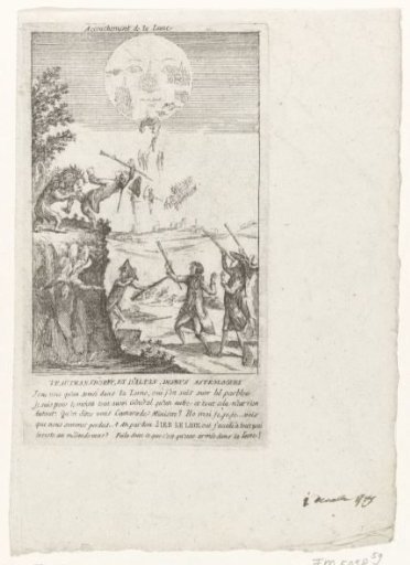 Caricature of Trauttmansdorff and d'Alton