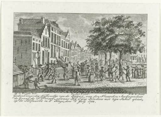 Incident with the hunter of the French ambassador, 1788