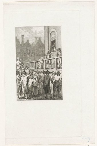 Execution of Mayor Cornelis van der Burgh in Leeuwarden, 1789