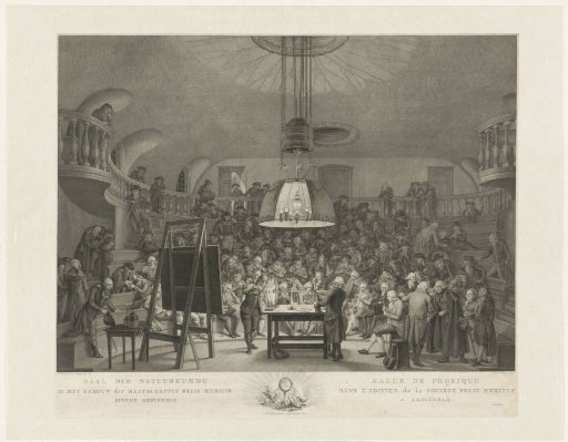 Hall of Physics in Felix Meritis, 1789
