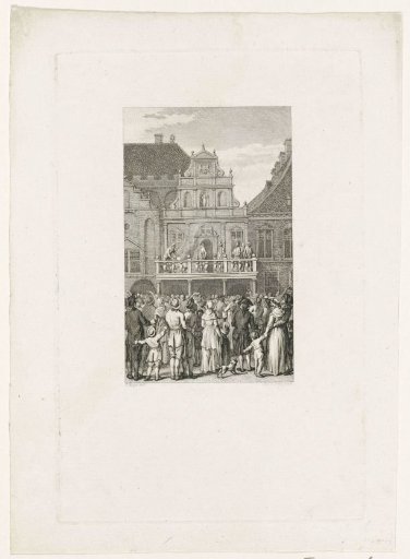 Burning of a Pamphlet in Haarlem, 1790
