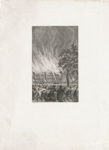 Fire in the State Naval Magazine in Amsterdam, 1791