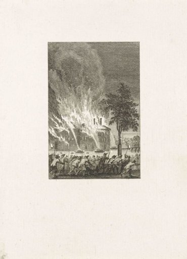 Fire in the State Naval Magazine in Amsterdam, 1791