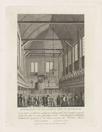 First Sermon for the Restored Lutheran Congregation in the Gasthuiskerk in Amsterdam, 1791