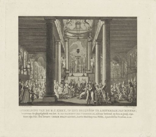 Administration of Confirmation in the Begijnhof Chapel in Amsterdam
