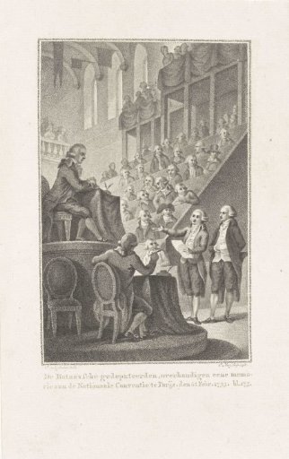 Batavian Delegates at the National Convention in Paris, 1793