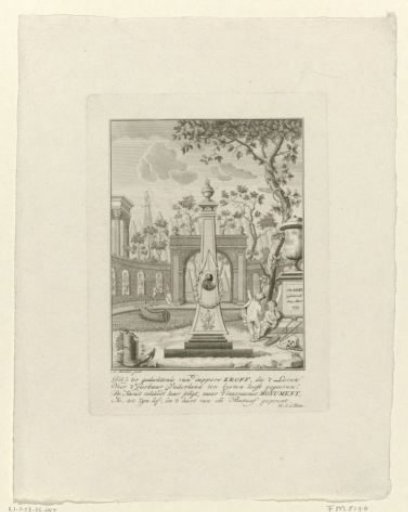 Monument for J.M. Baron von Kropff, 1793