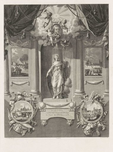 Column of honor for Lieutenant-General Carel Baron van Boetzelaer