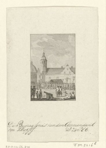 Funeral Procession for Joachim Maurits Baron van Kropff, 1793