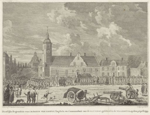 Funeral Procession for Joachim Maurits Baron van Kropff, 1793
