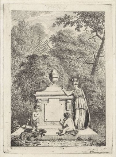 Allegorical Monument for the Leiden Student S. van Schaak, 1794