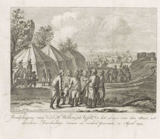 William V with His Sons in the Army Camp, 1794