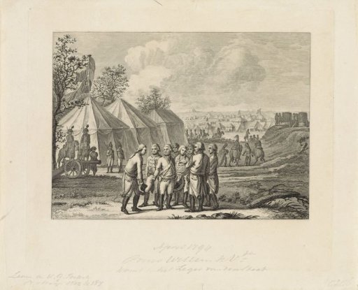 William V with His Sons in the Army Camp, 1794
