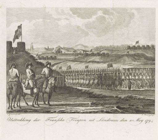 French Troops Leaving Landrecy, 1794
