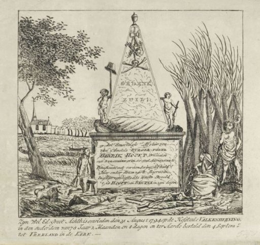 Memorial Column for Hendrik Danielsz. Hooft, 1794