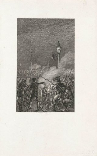 French Shelling the Fleeing Troops on the Gierbrug, 1794