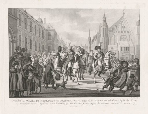 Departure of the Prince of Orange from The Hague, 1795