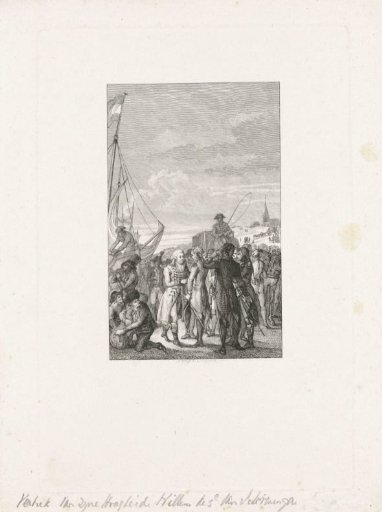 Departure of the Prince of Orange from Scheveningen, 1795