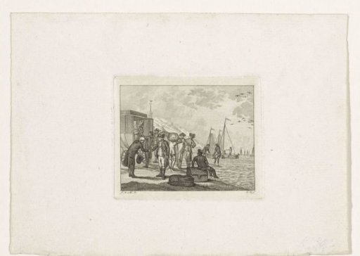 Departure of the Prince of Orange from Scheveningen, 1795
