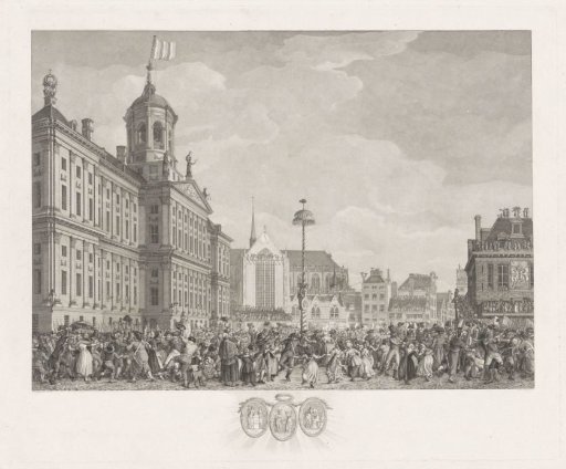 Festival of Liberty on the Dam in Amsterdam, March 4, 1795
