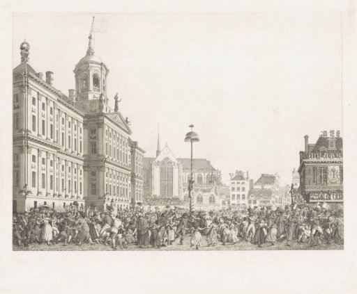 Festival of Liberty on the Dam in Amsterdam, March 4, 1795